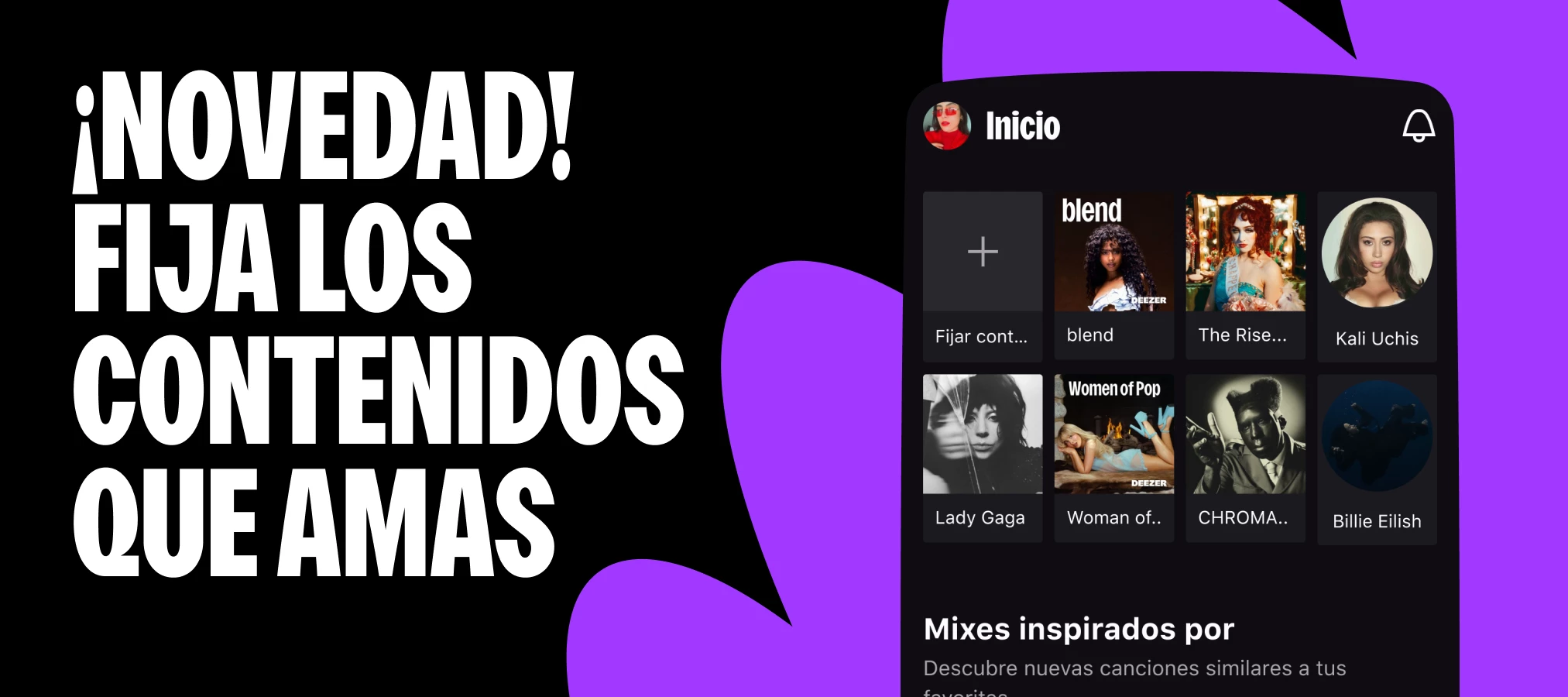 Personalízalo: Acceso rápido 💜 🫰