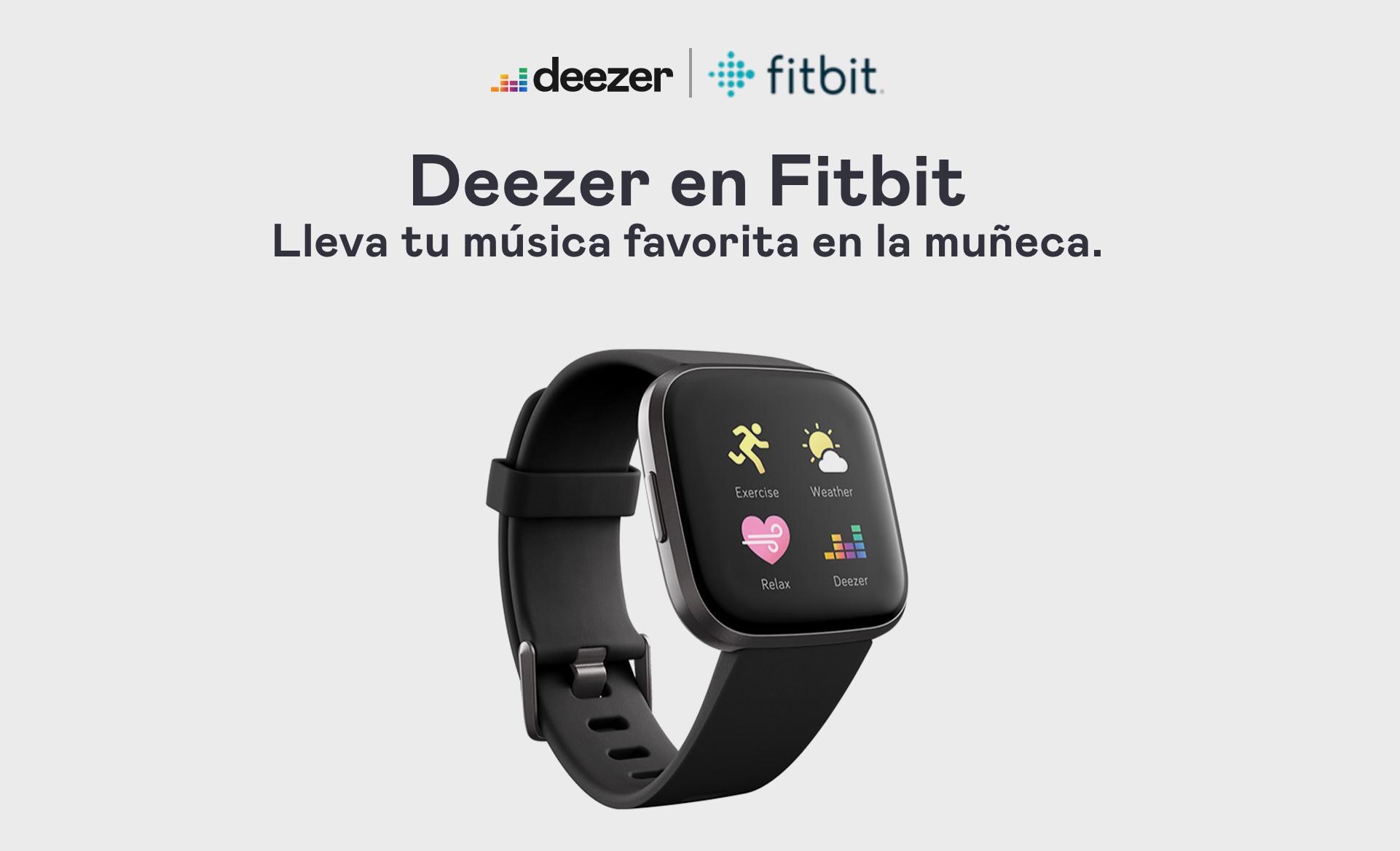 Deezer en Fitbit