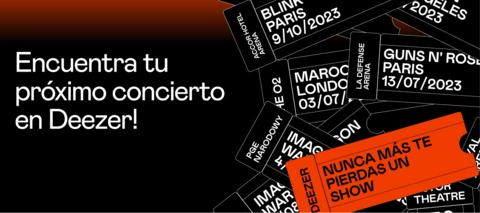 Nunca más te pierdas un concierto