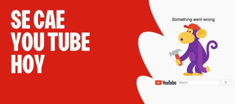 🔴 Se cayó YouTube hoy 2026: Qué pasó, cuánto durará y qué hacer 😱 📴