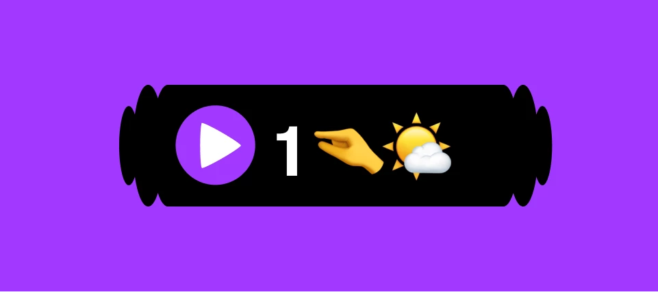 Quel est le son de la semaine : 1️⃣​🤏​🌤️​