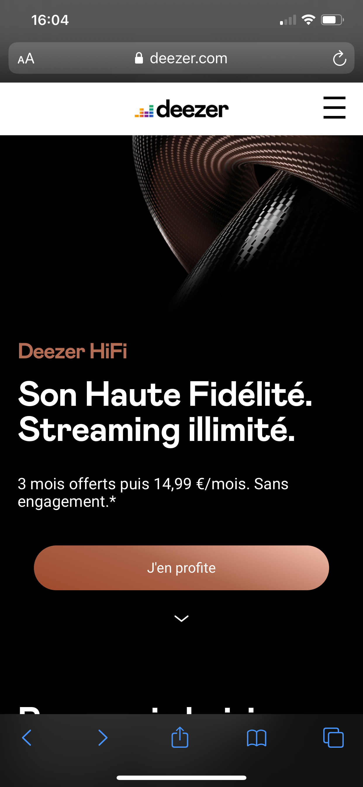 Deezer Hifi Iphone Deezer Hifi Iphone