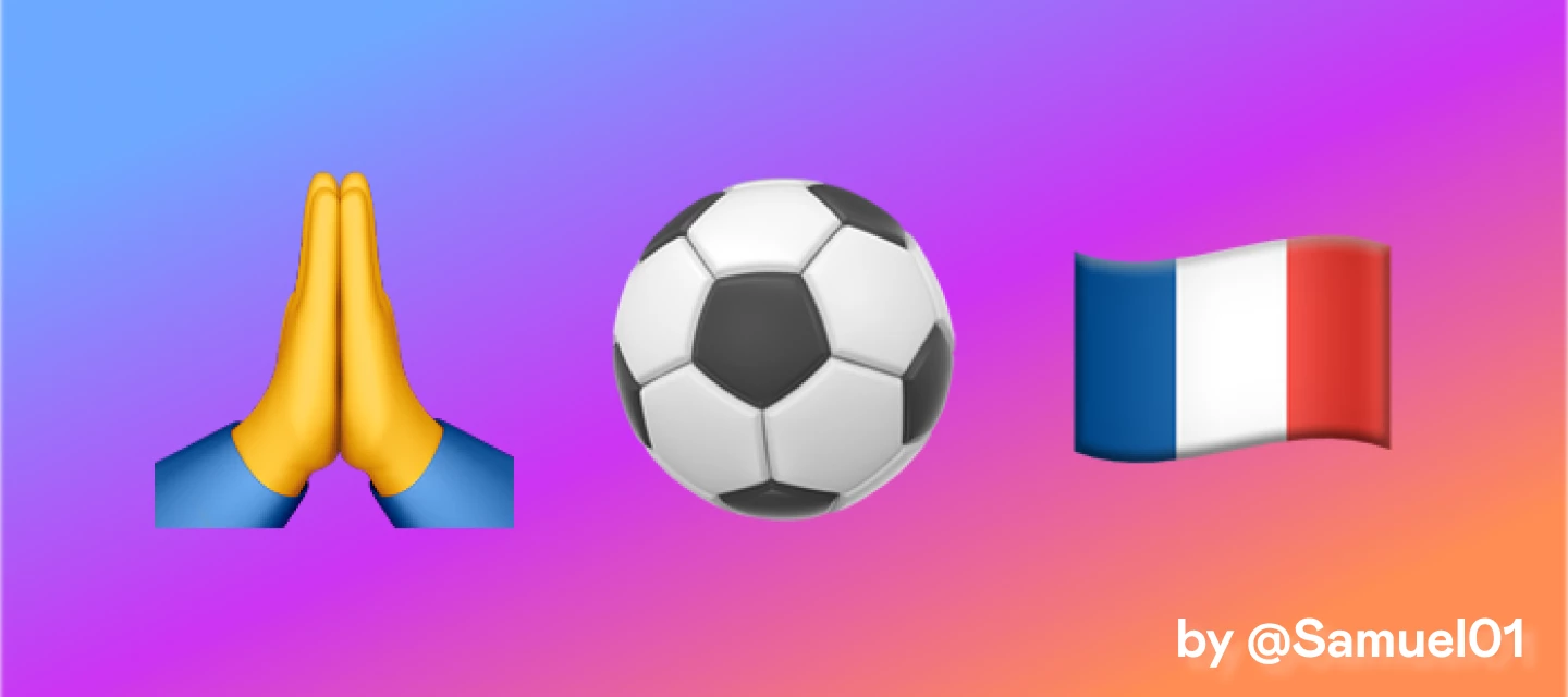 Quel est le son de la semaine : 🙏⚽️🇫🇷