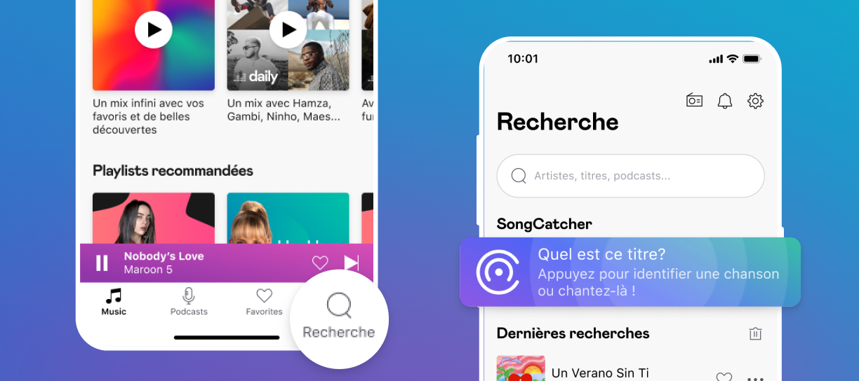 Songcatcher 2.0 : chante pour identifier un titre 🗣️🎵📱