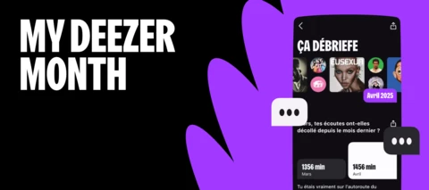 Vous nous l'avez demandé, My Deezer Month est ENFIN là ! 🥳
