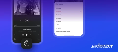 Programmez l’arrêt de la lecture sur Deezer avec le minuteur !