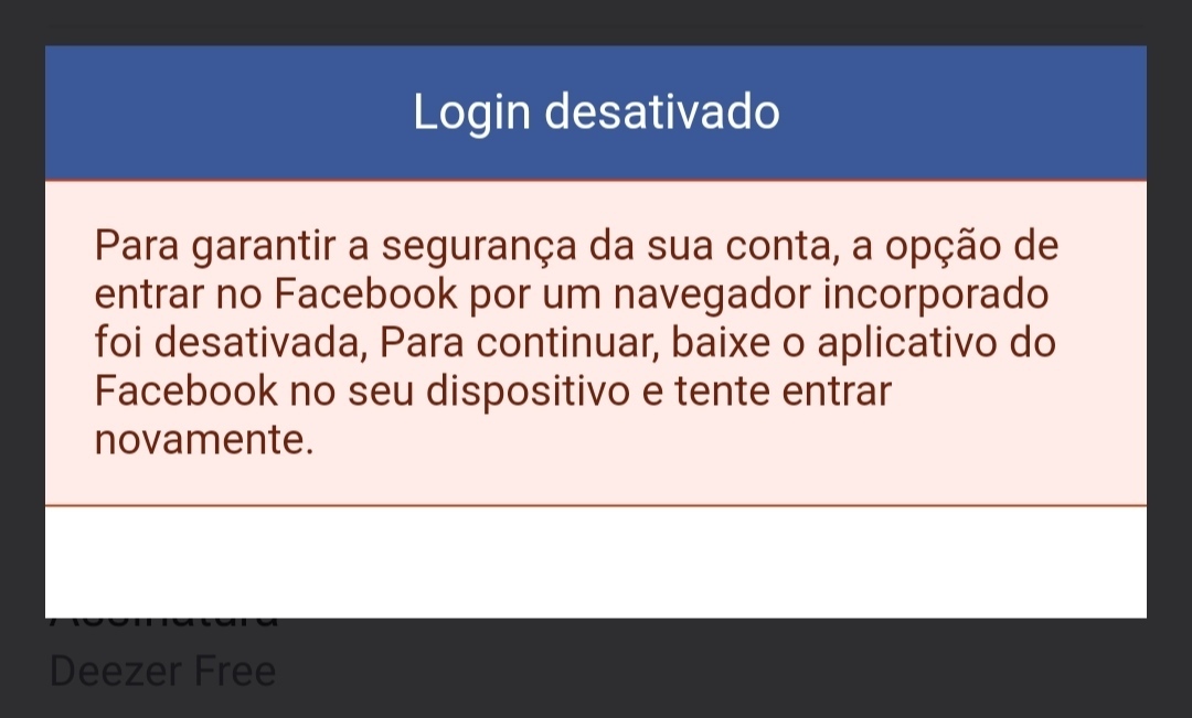 Erro ao tentar ativar a assinatura do Tim Music