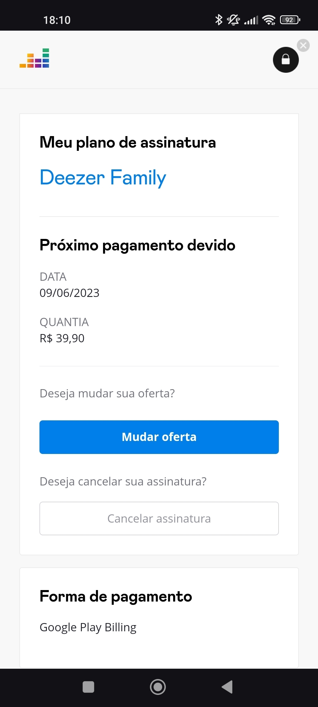 Cancelamento de assinatura - Comunidade Google Play