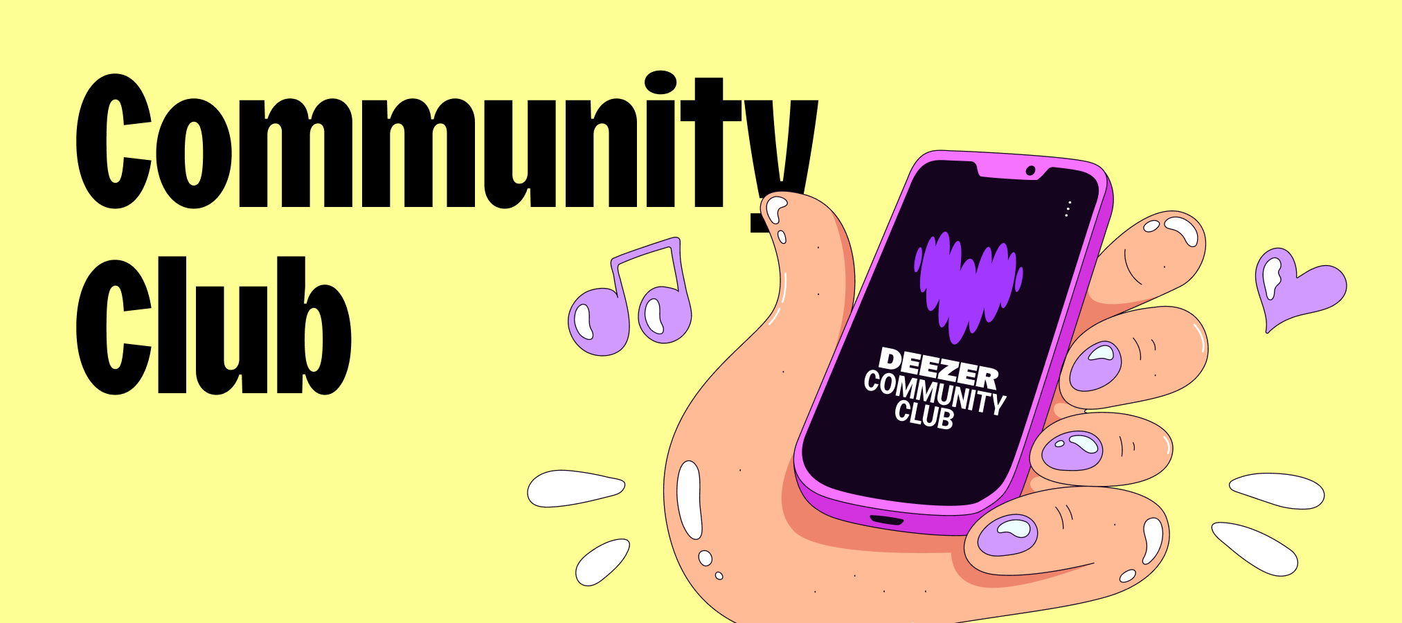 Community Club: ganhe assinatura Deezer Premium