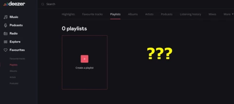 Dica: playlist deletada na Deezer? Fácil de restaurar... #Entendendo