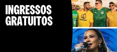 MENOS É MAIS E SIMONE MENDES: Ingressos GRATUITOS!