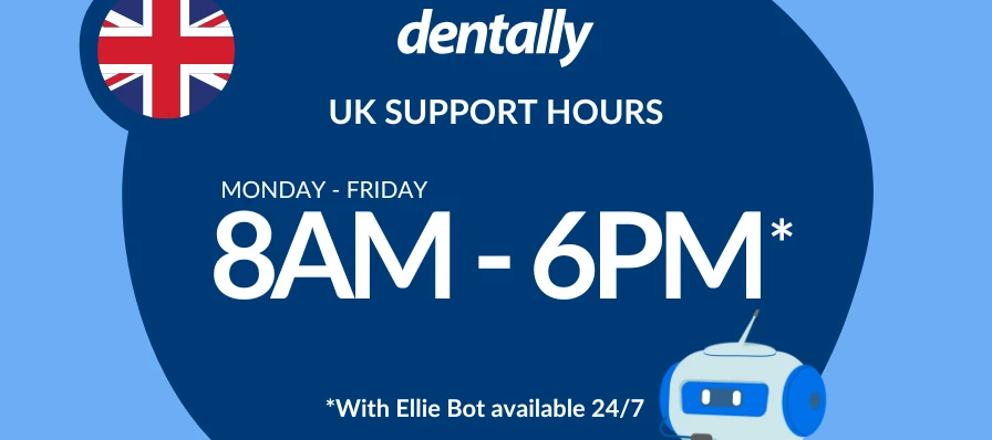 🇬🇧 Updated UK Dentally Support Hours