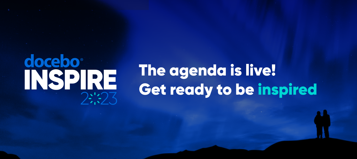 The Docebo Inspire 2023 agenda is here!