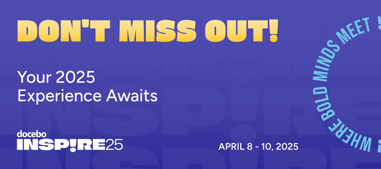 Get ready for Docebo Inspire 2025!
