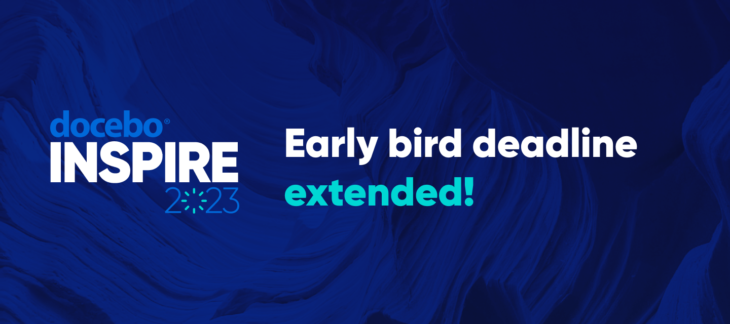 Docebo Inspire 2023 Early Bird Extension - Don't Miss Out!