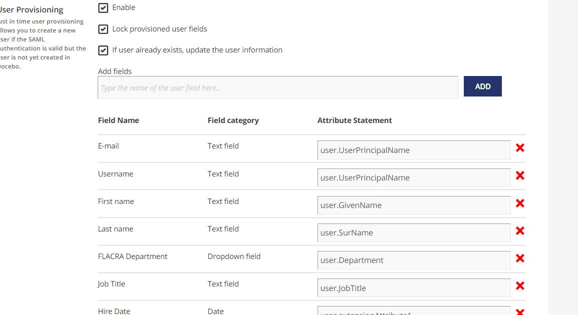 User Provisioning for SSO Community