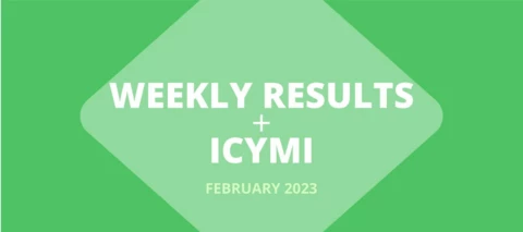 JAN 30 - FEB 3: 🏆 Results + 📌 ICYMI