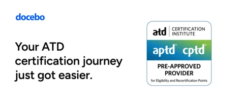 Docebo is officially a pre-approved provider with ATD’s Certification Institute!