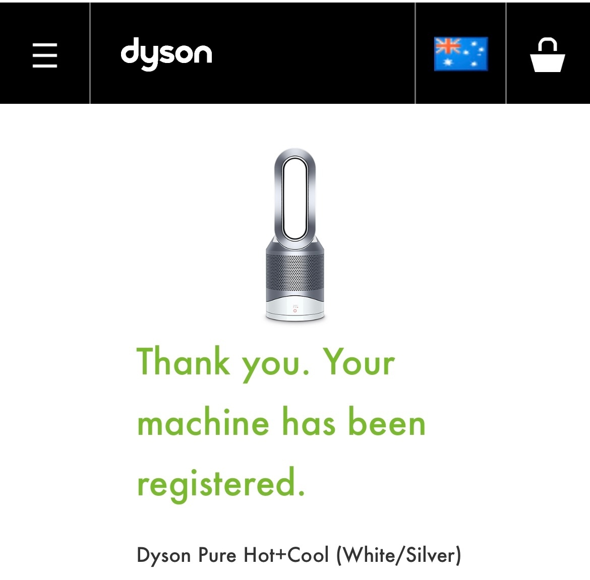 Unable to add the HP00 to the Dyson App. Any Ideas? | Dyson Community