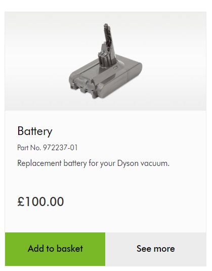 for Dyson, V6 battery Longer run time version – Vacuum Spares UK