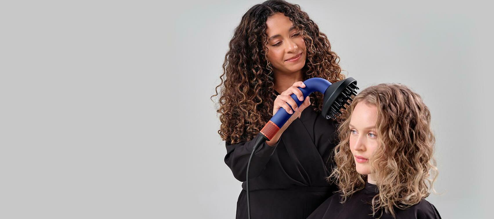 Dyson Supersonic r™ Professional hair dryer: creating defined curls with the Diffuser