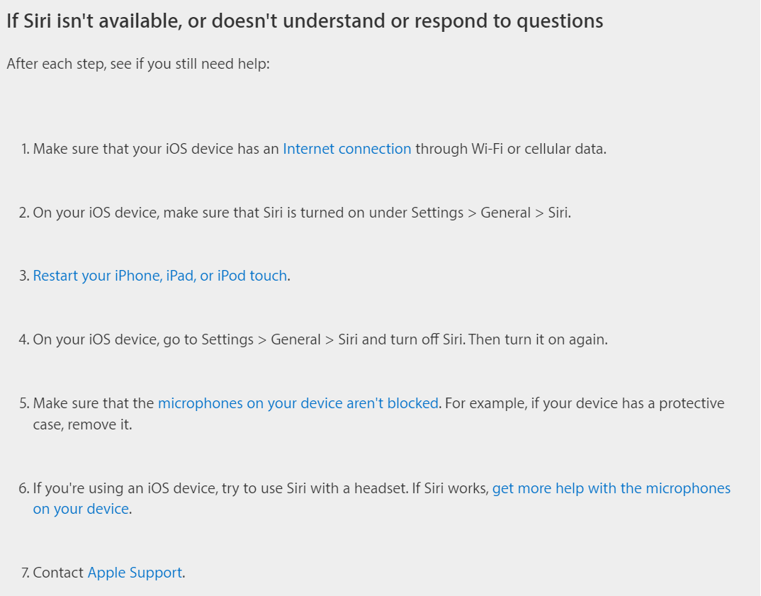 If Siri isn't working on your iPhone - Apple Support