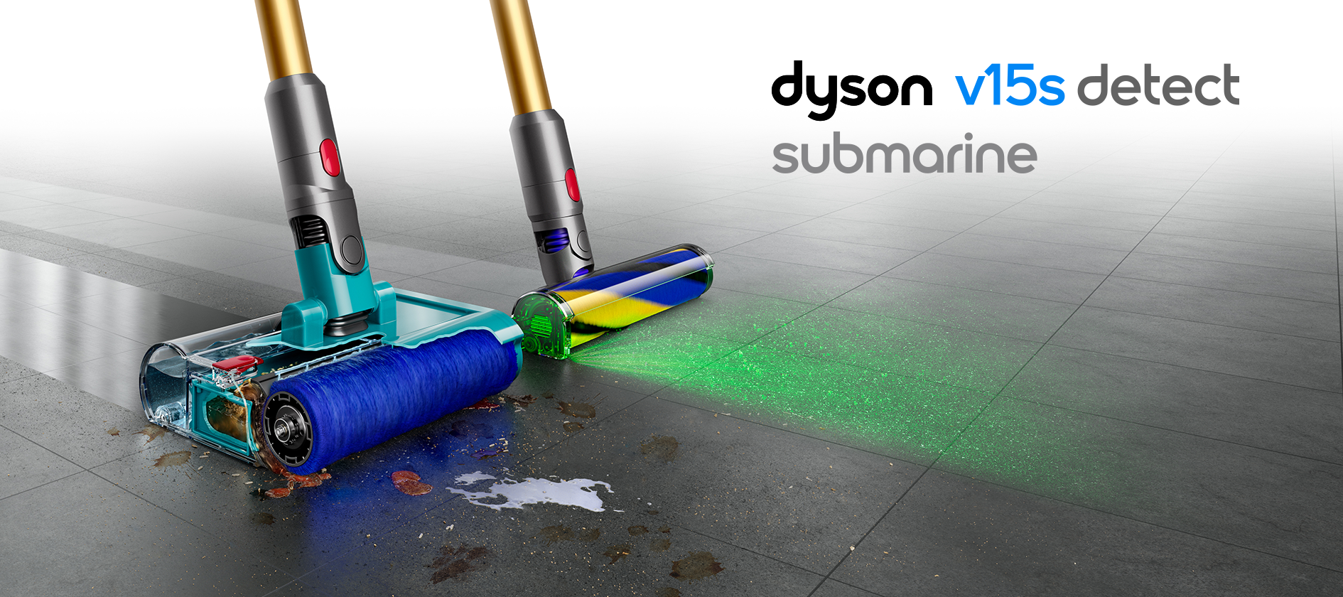 Dyson V15s Detect Submarine™ - Now available in Germany, Singapore, China, Hong Kong, Japan, Korea and India