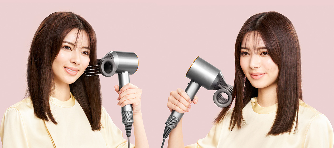 Dyson Supersonic Shineヘアドライヤー - スタイリングガイド | dyson-jp