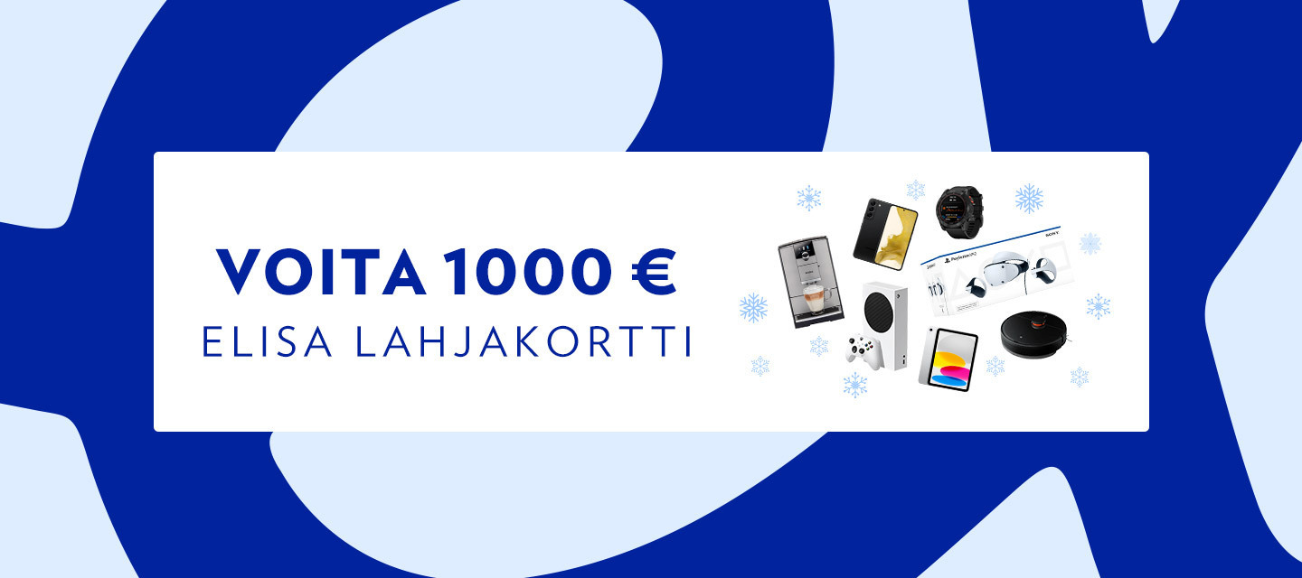 Etsi toivelahjasi Elisan verkkokaupasta 🎁 Voit voittaa 1000 euron Elisa Lahjakortin!