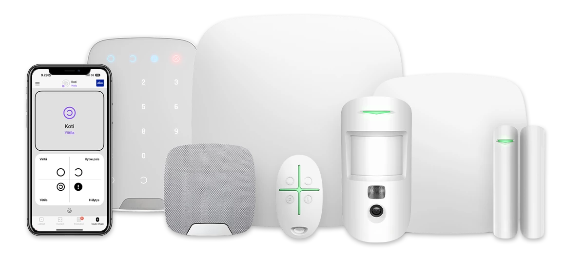 Elisa Kotiturvan laitteita