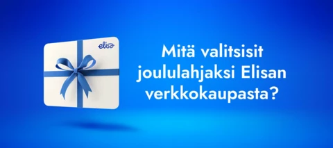 Lahjat Elisan verkkokaupasta? Osallistu joulukisaan ja voita Elisa Lahjakortti