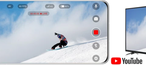 Striimaa 4K Live -videota uudella Elisa 4K Live -sovelluksella!