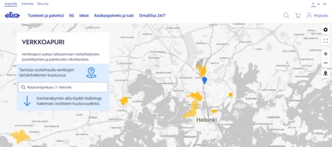 Elisan Verkkoapuri ja häiriökartta uudistuvat