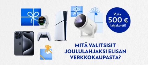 Etsi toivelahjasi ja voita 500 euron Elisa Lahjakortti! 🎁