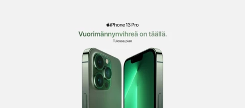 Apple uutuudet kevät 2022 - vihreä iPhone 13, iPhone 13 Pro ja iPhone SE