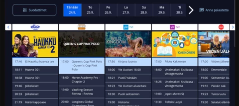 Elisa Viihteen ohjelmaopas uudistuu – tutustu testiversioon