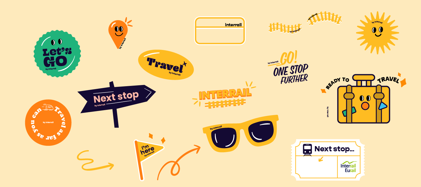 Share your Eurail/ Interrail trip with our new Instagram stickers!