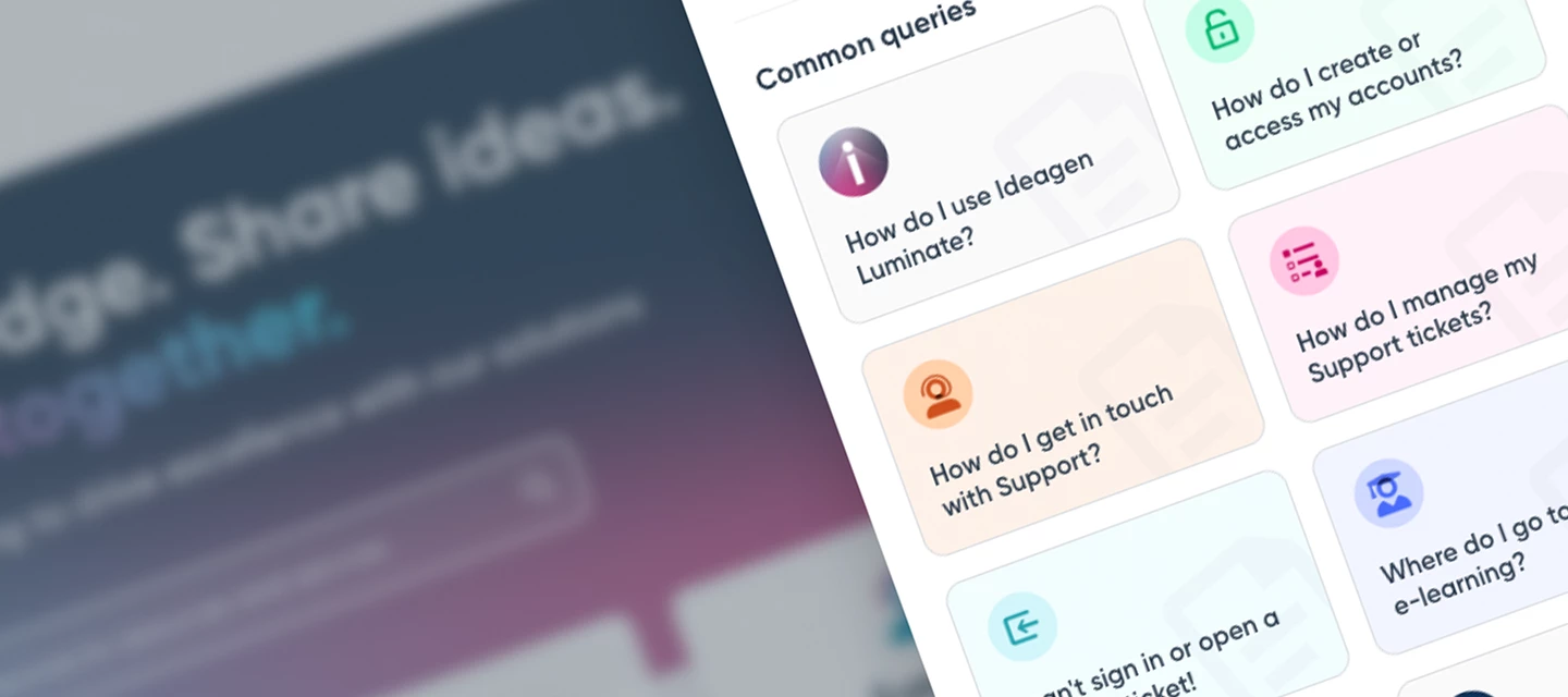 Feedback update: Banners & help menu improvements | Ideagen Luminate