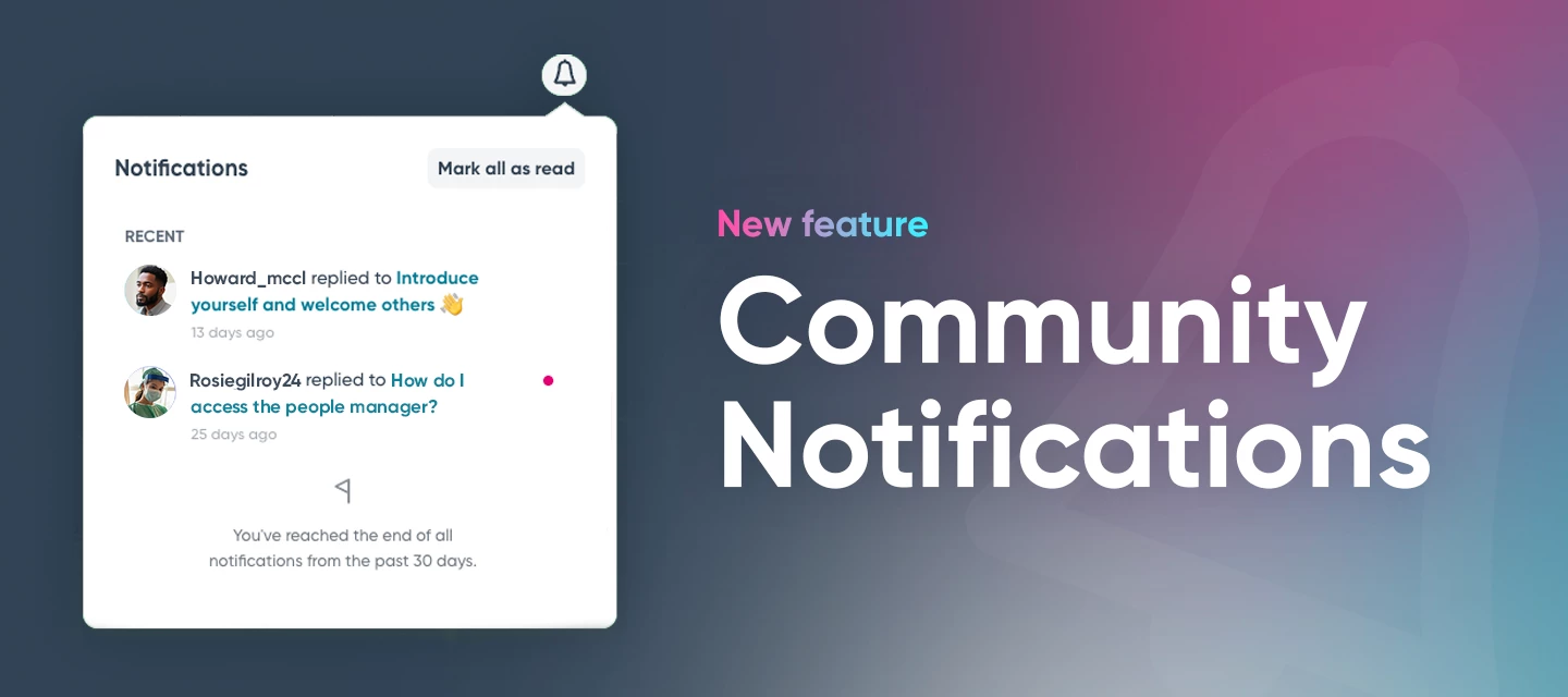 🔔 Stay connected: Introducing Community notifications