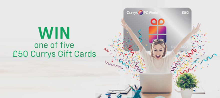 WIN one of five £50 Currys gift cards