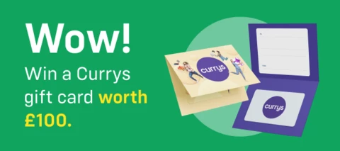 WIN a £100 Currys Gift Card!