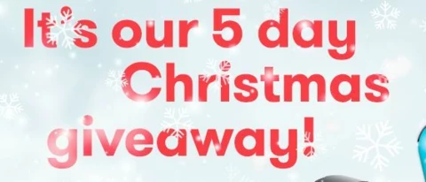 It’s our 5 day Christmas Giveaway!