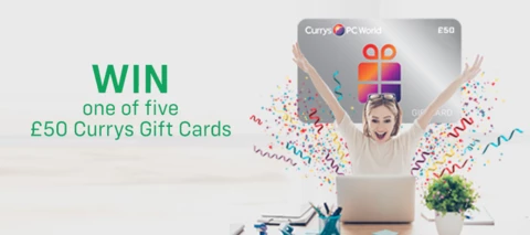 WIN one of five £50 Currys gift cards.