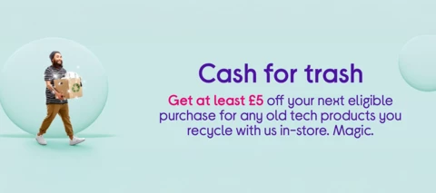 Clear out your old tech and save money with Currys Cash for Trash!