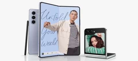 The latest Samsung Galaxy phones.