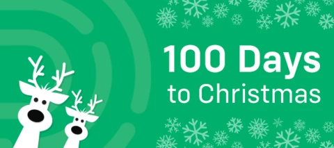 100 days till Christmas.