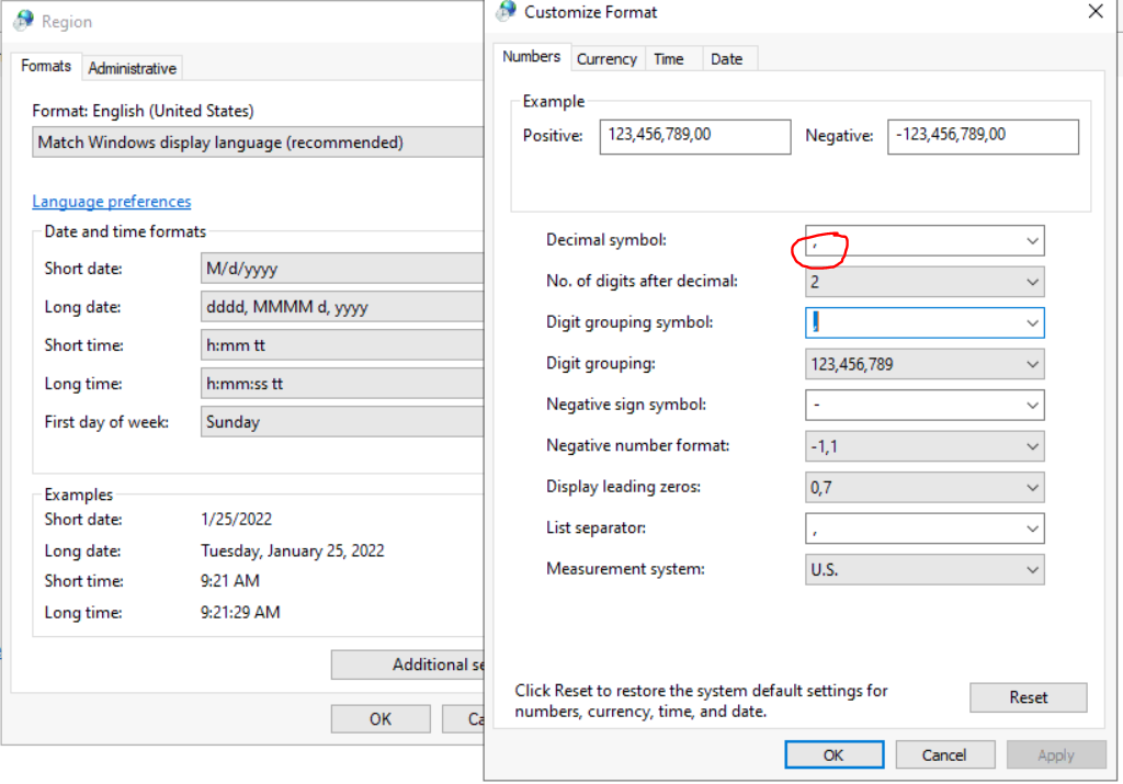 Changing Comma Into Dot When Data Transfer IFS Community