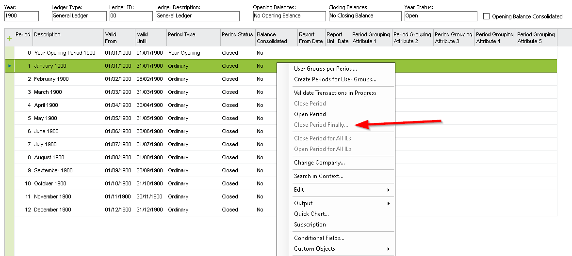 Accounting Periods Final Close IFS Community