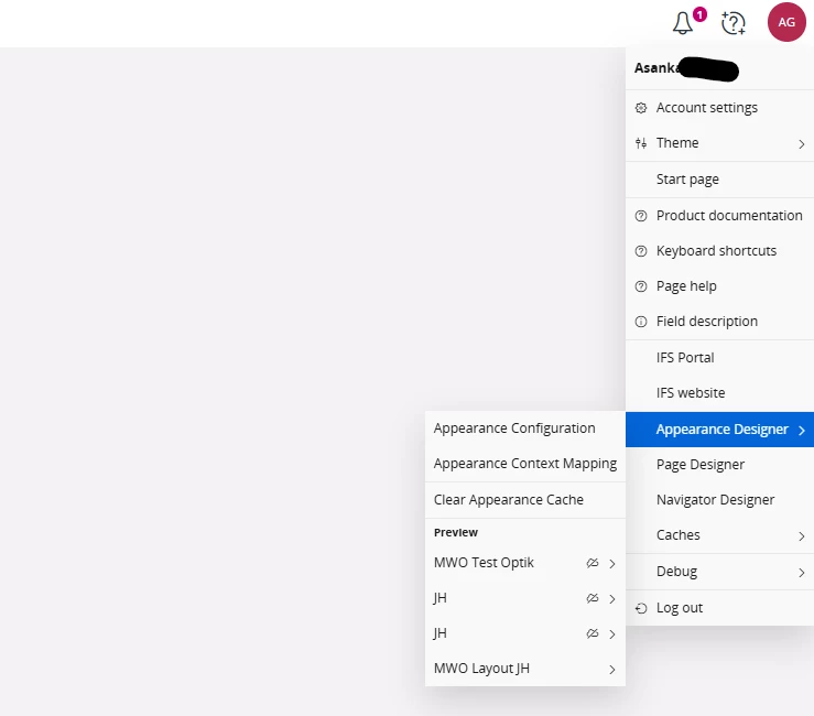 IFS Cloud colour schemes | IFS Community