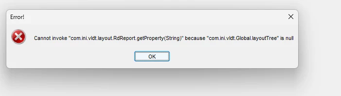 Problem with Report Designer | IFS Community